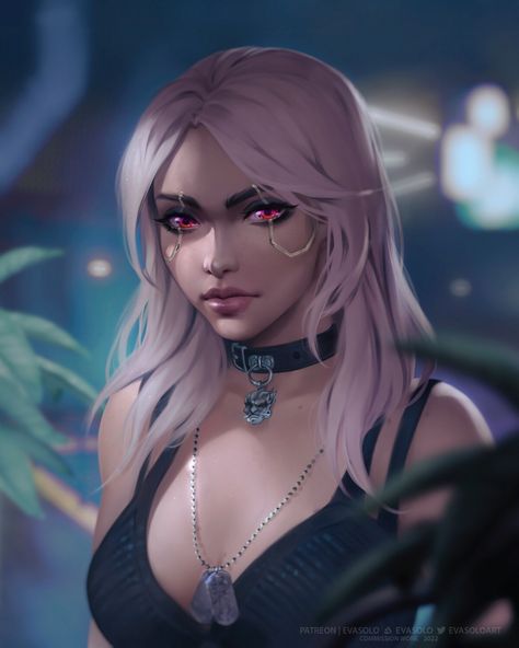 ArtStation - Zwei commish Cyberpunk Oc, Cyberpunk Female, Cyberpunk Character, Dungeons And Dragons Homebrew, Modern Fantasy, Cyberpunk Art, Cyberpunk 2077, Dnd Characters, Character Portraits