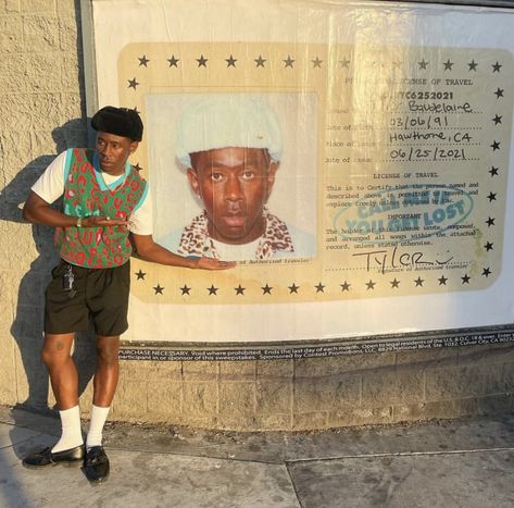 Tyler The Creator Outfits, Tyler The Creator Wallpaper, Odd Future, T Baby, Flower Boys, Tyler The Creator, 인물 사진, Mode Inspiration, My Vibe