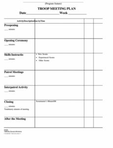 Sample Fillable Troop Meeting Plan Printable Pdf Download Boy Scout Plc Meeting Agenda Template PDF | IDTcenter Online Business Plan, Estimate Template, Meeting Agenda Template, Free Business Plan, Meeting Agenda, Creating A Business Plan, Finance Plan, Agenda Template, Advertising Strategies