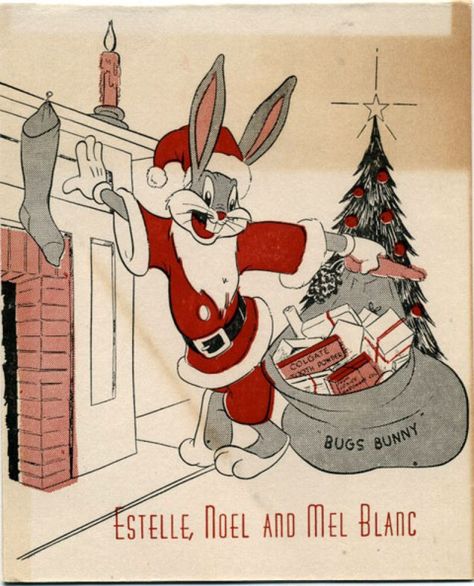 blanc_card Christmas Ads, Tim Walker, Christmas Ad, Married Christmas, Christmas Cartoons, Bugs Bunny, Looney Tunes, Merry And Bright, Love Is All