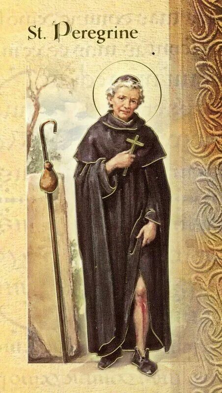 St. Peregrine. .. Saint Peregrine, St Peregrine, Peregrine, Name Meaning, Italian Art, Patron Saints, Names With Meaning, Catholic Faith, Fictional Characters