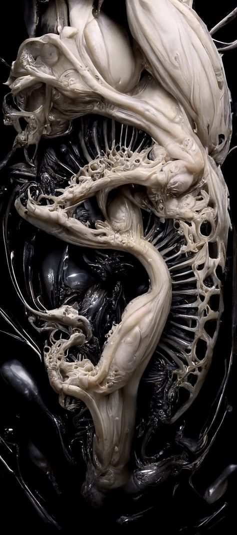 Bio Mechanical Art, Organic Mechanic, Hr Giger Art, Bio Mechanical, Body Positive Photography, Giger Art, Science Images, Mechanic Tattoo, Traditional Sculptures