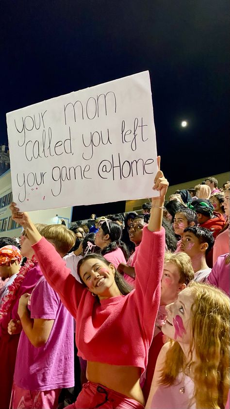 Football Signs For Boyfriend, Fnl Signs, Fnl Posters, Spirit Weeks, Spirit Week Themes, Senior Night Football, Cheer Posters, Fb Games, Football Banner