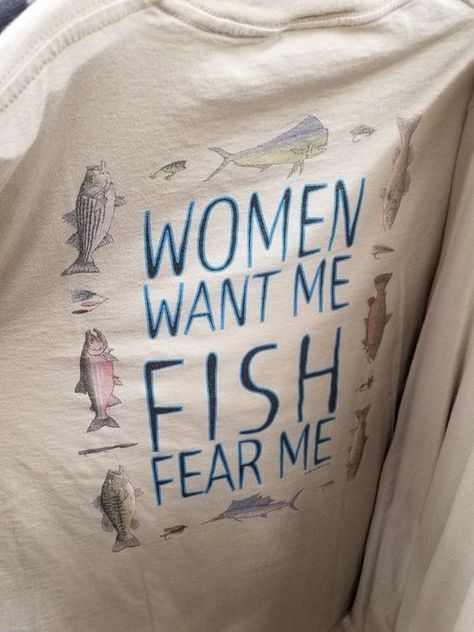 Fish T Shirt, Fish Fear Me, Funky Shirts, Silly Shirt, Weird Shirts, Roller Derby, Percy Jackson And The Olympians, T Shirt For Women, Shirt For Women