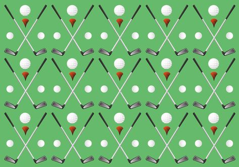 Unique Vintage Golf Pattern Vectors Golf Printables, Golf Pattern, Clipart Boy, Wedding Invitation Vector, Yellow Flannel, Golf Birthday Party, Conversational Prints, Invitation Design Template, Golf Design