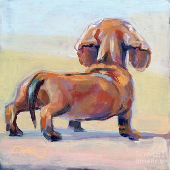 The Dachshund: The Canine Hell Gate Bridge Arte Dachshund, Doxie Art, Dachshund Art, Weenie Dogs, Dachshund Lovers, Dachshund Love, Weiner Dog, Arte Animal, Wiener Dog