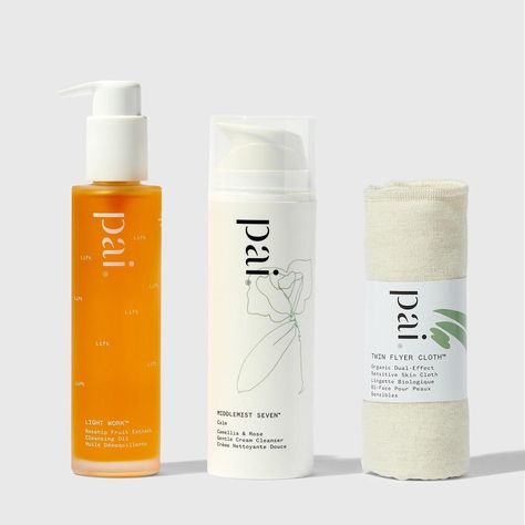 Skin Care Routine Gift Set | Hero Skin Routine For Sensitive Skin Pai Skincare, Double Cleanse, Beauty Gift Guide, Skin Cleansing, Hydrating Cleanser, Top Skin Care Products, Oil Cleanser, Cream Cleanser, Moisturizing Serum