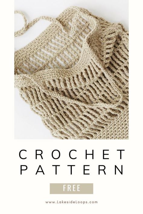 Zoey Mesh Crochet Market Tote Bag – FREE PATTERN – Lakeside Loops Crochet Beach Bag Free Pattern, Beach Bag Pattern, Bag Free Crochet Pattern, Bag Free Pattern, Tote Crochet, Crochet Tote Pattern, Mesh Crochet, Crochet Beach Bags, Crochet Market