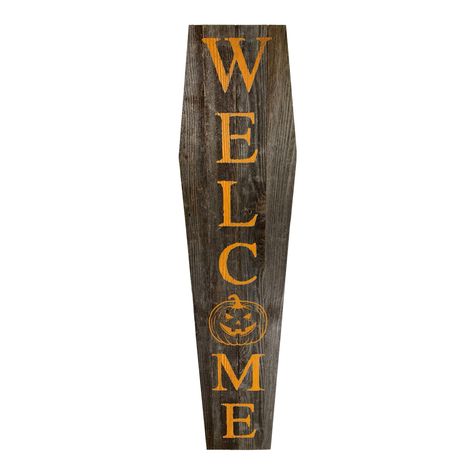 Find the best Halloween Decorations for your project. We offer the Rustic Farmhouse 4ft Reclaimed Wood Standing Halloween Coffin Welcome Sign for $59.99 with free shipping available. Coffin Welcome Sign, Best Halloween Decorations, Halloween Coffin, Fun Halloween Decor, Rustic Farmhouse, Reclaimed Wood, Welcome Sign, Custom Framing, Photo Gifts