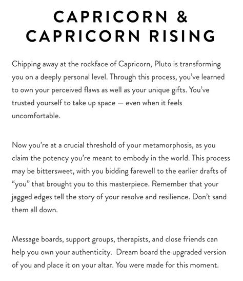 Capricorn Rising Makeup, Capricorn Rising, Trust Yourself, This Moment, Astrology, Bring It On, In This Moment, Feelings