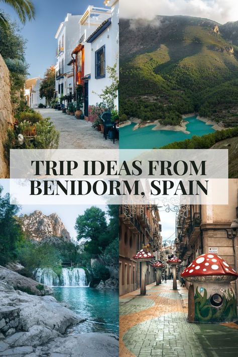 Best one-day trip ideas from Benidorm, Spain Benidorm Spain, Day Trip Ideas, Spain Travel Guide, European Destination, Holiday Places, One Day Trip, Benidorm, Europe Travel Guide, Portugal Travel