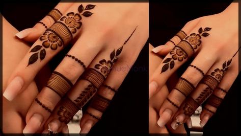 Mehandi is one of the most auspicious and beautiful elements of any Indian wedding. This auspicious symbol is used by Indian women and men to design their hands with beautiful patterns, gracing the entire function. Here are some very beautiful Mehandi Finger designs for you. Mehndi Fingers, Beginners Mehndi, Finger Mehndi Designs, Mehndi Easy, Latest Finger Mehndi Designs, Mehndi Designs Finger, Finger Mehndi Design, Finger Mehndi, Finger Henna Designs