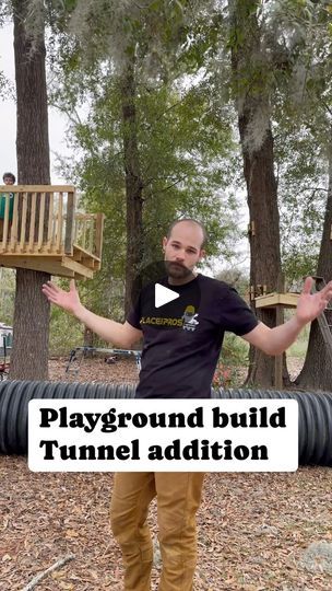 Culvert Play Tunnel, Kids Tunnel, Diy Slide, Diy Slides, Play Tunnel, Tree Fort, Kids Playground, Diy Backyard, The Kids