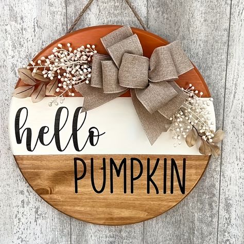 Faster shipping. Better service,Amazon,Tiktok,AliExpress,hoco sign,hoco signs Fall Door Hanger, Door Signs Diy, Pumpkin Door Hanger, Wooden Door Signs, Pumpkin Door, Fall Door Hangers, Fall Door Decorations, Hello Pumpkin, Fall Halloween Crafts