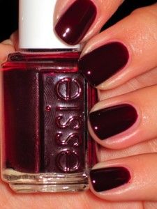 Essie Wicked, dark red Ox Blood Nails, Essie Wicked, Fall Polish, Blood Nails, Fall Nail Polish, Nail Polish Trends, Nail Envy, Essie Nail Polish, Essie Nail