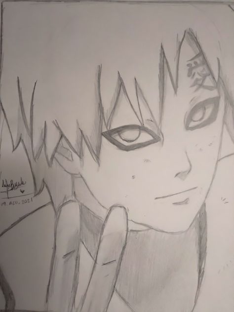 Sabaku no Gaara (Naruto) Gaara Drawing, Art Corner, Canvas Art Painting, Naruto, Female Sketch, Art Painting, Canvas Art, Male Sketch, Humanoid Sketch