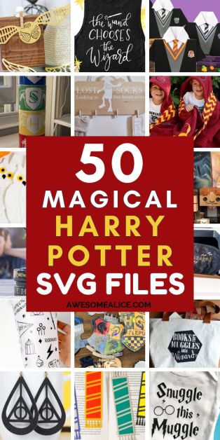 Discover the enchanting world of Harry Potter crafting with our collection of 50 magical DIY projects and SVG files, perfect for Cricut and Silhouette enthusiasts! From house-themed decor to spellbinding apparel, find free SVG downloads and endless crafting ideas to bring your favorite wizarding tales to life. #HarryPotter #Cricut #SVGfiles #Free #Projects #Ideas #Download #Silhouette Harry Potter Svg Free Files For Cricut, Harry Potter Cricut, Harry Potter Cricut Projects, Harry Potter Signs, Harry Potter Stencils, Harry Potter Diy Crafts, Disney Svgs, Free Svg Downloads, Diy Harry Potter