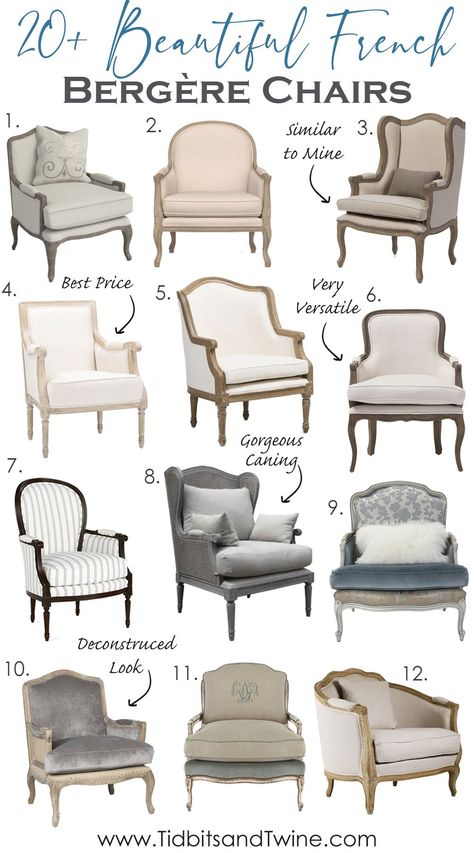 Living Room Chair Decor, French Style Sofa, French Style Interior, Interior Vintage, Bergere Chair, Classic Interior Design, French Chairs, Design Apartment, غرفة ملابس