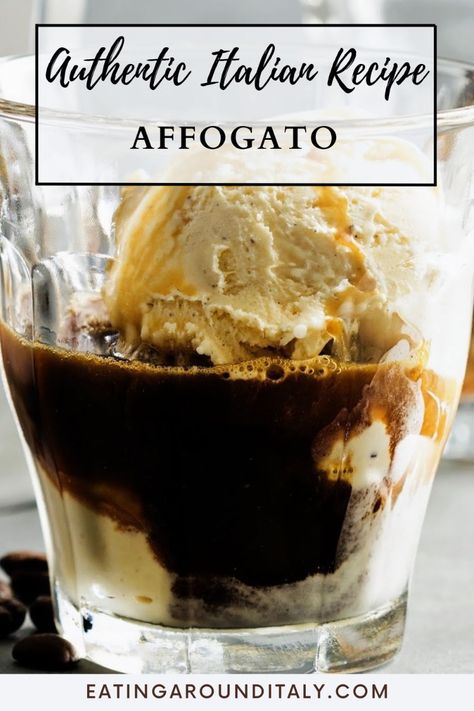 The affogato is one of Italy’s most under rated desserts not only because of its speedy preparation but also because of the combination of flavors and temperatures in your mouth. Learn to make this popular Italian dessert in no time and with just two everyday ingredients! Italian Affogato Recipe, Amaretto Gelato, Affogato Aesthetic, Affogato Dessert, Italian Affogato, Italian Gelato Recipe, Christmas Cooking Ideas, Best Chocolate Cheesecake, Authentic Italian Desserts