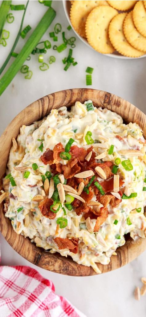 Million Dollar Dip Recipe, Million Dollar Dip, Cheddar Cheese Dip, Bacon Cheese Dips, Tortilla Chip, Party Dip Recipes, Butter Crackers, Bacon Dip, Party Dip