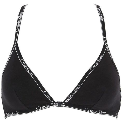 Calvin Klein Underwear Women Logo Trim Cotton Jersey Triangle Bra (265 DKK) ❤ liked on Polyvore featuring black, cotton jersey and calvin klein underwear Calvin Klein Aesthetic, Vuitton Outfit, Calvin Klein Outfits, Women Logo, Cute Nike Outfits, Victoria Secret Outfits, Strappy Bra, Floral Cocktail Dress, Triangle Bra