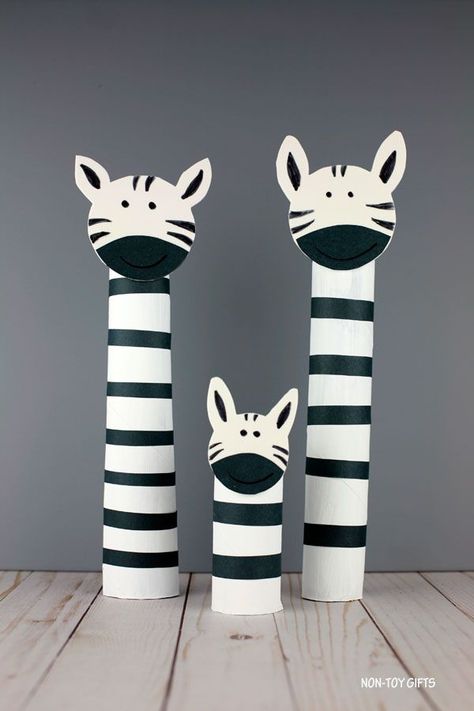 Paper roll zebra craft for preschoolers and older kids. Make a ZOO animal craft with paper rolls #paperrollzebra #paperrollzooanimalcraft #paperrollcraft #zebracraftforkids Spring Toilet Paper Roll Crafts, Roll Paper Craft, Zebra Craft, Zoo Animal Crafts, Animal Craft, Education Art, Zebra Art, Toilet Paper Crafts, Toilet Paper Roll Crafts