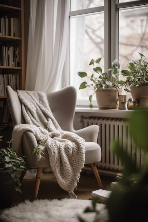 Mettre en valeur ses fenêtres - Clem Around The Corner Chill Room, Boheme Chic, Astuces Diy, Cozy Reading Nook, Urban Jungle, Comfy Cozy, Reading Nook, Around The Corner, Bedroom Interior