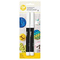 Check this out! Big Marshmallows, Edible Markers, Study Accessories, Popsicle Crafts, Black Food, Marker Set, Edible Food, Cookie Frosting, Edible Ink