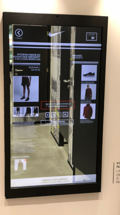 Abby Glass, interactive mirror... Smart Mirror Touchscreen, Mirror Dressing Room, Smart Mirrors, Interactive Mirror, Dressing Room Design Ideas, Vending Machine Design, Interactive Kiosk, Digital Mirror, Ideas Dressing Room