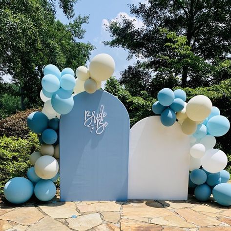 Bridal Shower Background, Blue Bridal Shower Decorations, Shower Background, Blue Bridal Shower Invitations, Bridal Backdrops, Bridal Shower Champagne, Bridal Shower Decorations Diy, Bridal Shower Balloons, Bridal Shower Backdrop