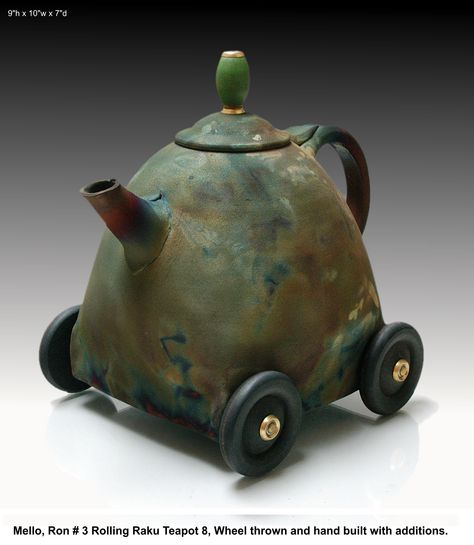 Hand Built Teapot Pottery, Unusual Teapots, Teapot Pottery, Cute Teapot, Pottery Teapots, Clay Teapots, Ceramic Teapots, Ceramic Pot, Found Object