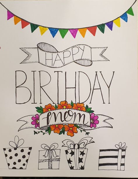 Happy Birthday Banner Drawing, Happy Birthday Poster Ideas Diy, Happy Birthday Sign Diy Poster, Happy Birthday Signs Diy, Diy Happy Birthday Sign, Diy Birthday Poster, Happy Birthday Poster Ideas, Birthday Signs Diy Poster, Birthday Poster Ideas