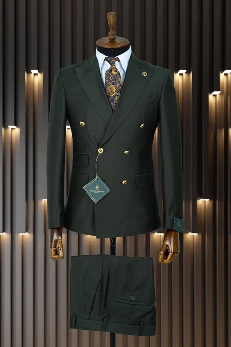 Wedding Suit Styles, Clothing Tips, Dress Suits For Men, King Fashion, Designer Suits For Men, Green Suit, Fashion Suits For Men, Black Suit, Black Suits