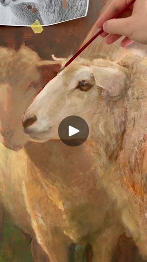 Paint Coffee, Sheep Wall Art, Sheep Skull, Sheep Paintings, Artist Gallery, In The Studio, May 21, Artist Studio, The Studio