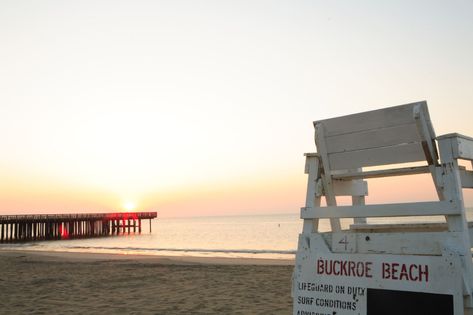 Buckroe Beach & Park | Hampton, VA - Official Website Hampton Virginia, Beach Lifeguard, Virginia Is For Lovers, Clean Beach, Island Park, Pier Fishing, Hampton Roads, Swimming Holes, Chesapeake Bay