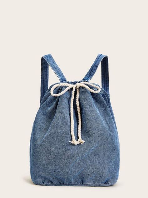 Tas Denim, Jean Backpack, Denim Backpack, Women's Backpacks, Adjustable Bag, Patterned Backpack, Denim Crafts, Denim Diy, Rainbow Earrings