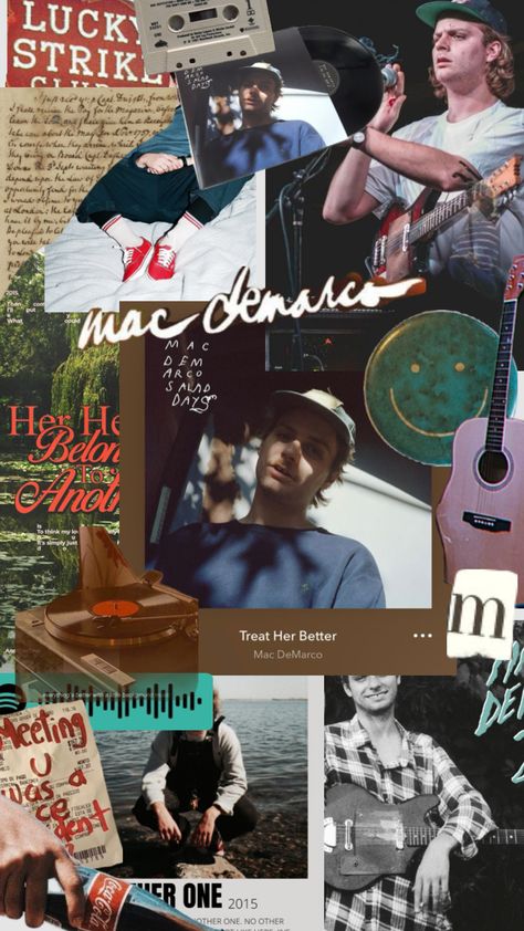 Marc Demarco, Mac Demarco, Country Music Quotes, Collage Wallpaper, Band Wallpapers, My Kind Of Woman, For My Friend, Vintage Poster Art, Music Wallpaper