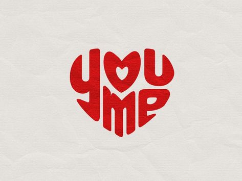 In Love, Typography, Red, Design, Art