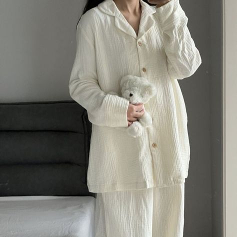 Korean Sleepwear Women Pajama Sets Solid Color Piiama Ruffles Pants Sets for Women 2 Pieces Autumn Kawaii Sleepwear, Pajamas Shorts Set, Korean Sleepwear, Pijama Set, Night Wears, Night Suit For Women, Sleepwear Women Pajamas, Pyjamas Womens, Ruffle Pants