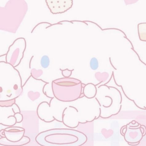 Pink Cinnamoroll, Cinnamon Tea, Edit Aesthetic, Aesthetic Pink, Cinnamon Roll, My Melody, Tea Set, Tea Cup, Cinnamon