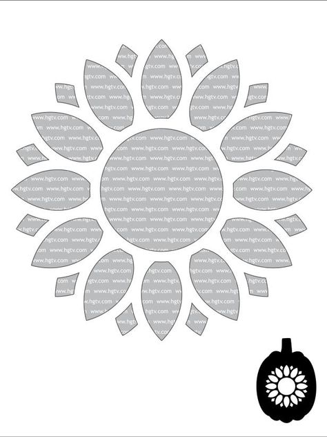 92 Free Pumpkin Stencils for Skilled Carvers | Free Pumpkin Ideas | HGTV Deer Stencils Free Printable, Sunflower Pumpkin Carving, Pumpkin Carving Stencils Templates, Pumpkin Carving Stencils Free, Pumpkin Stencils Free, Halloween Pumpkin Stencils, Cute Pumpkin Carving, Diy Stencils, Pumpkin Stencils