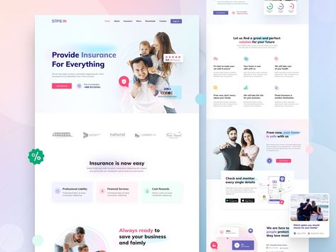 Health Insurance Website Design, Insurance Website Design, Insurance Landing Page, It Company Website, Insurance Template, Company Landing Page, Coffee Site, Google Site Templates, Insurance Website