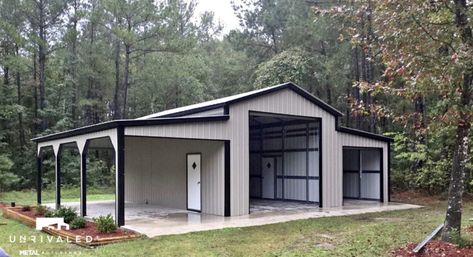 Rv Barn, Metal Shop Building, Garage Designs, Building A Storage Shed, Metal Building Designs, Pavilion Plans, Carport Plans, Carport Sheds, Metal Building Home