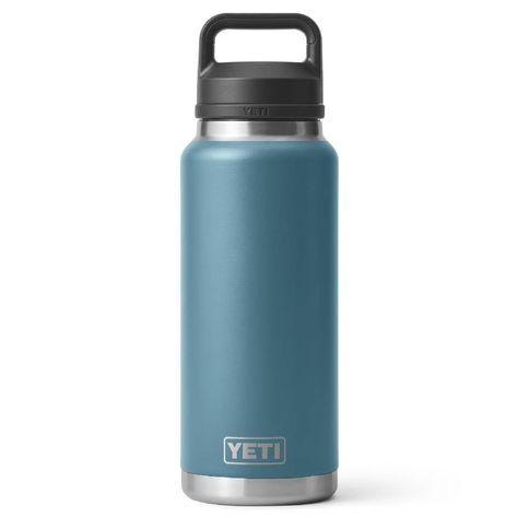 Yeti Rambler 36oz Bottle Chug - Multiple Colors Home & Gifts - Yeti YETI Nordic Blue Yeti Rambler Bottle, Nordic Blue, Big Bottle, Fly Shop, Yeti Rambler, Carbonated Drinks, Reusable Bottle, Water Well, Camping Accessories