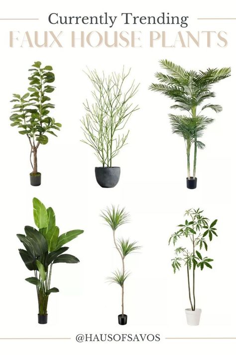 Embrace low-maintenance greenery with The Best Tall Faux Indoor House Plants. From Faux Plants and Trees to chic House Plants Decor, discover how to enhance your home decor effortlessly. Elevate your space with the allure of faux indoor plants. Decorating With Fake Plants, Modern Draperies, Artificial Indoor Trees, Faux Plants Decor, Tall Indoor Plants, Organic Modern Living Room, Christmas Colour Schemes, Indoor House Plants, Indoor Tree