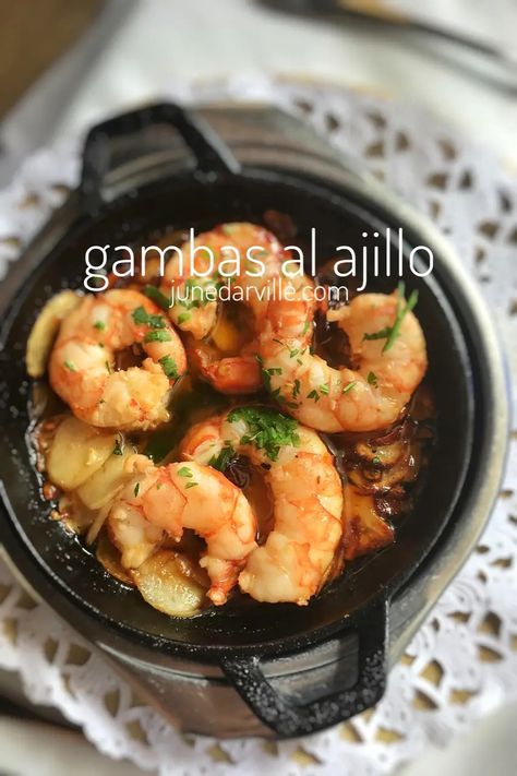 Spanish Shrimp Tapas, Prawn Gambas Recipe, Spanish Shrimp Recipes, Spanish Prawns, Gambas Recipe, Shrimp Tapas, Argentinian Shrimp, Garlic Prawns Recipe, Spanish Shrimp