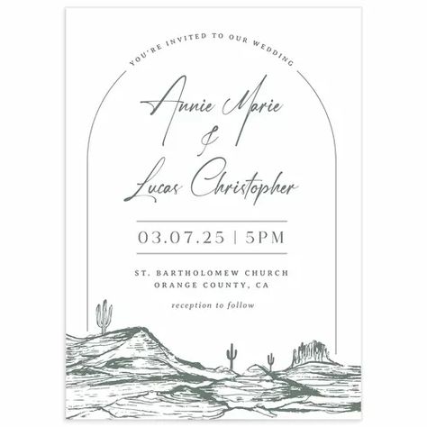 Southwest Wedding Invitations, Cactus Wedding Invitations, Western Wedding Invitations, Vow Renewal Invitations, Palm Wedding, Nautical Wedding Invitations, Western Cactus, Passport Wedding Invitations, Grey Wedding Invitations