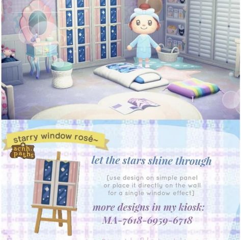 Acnh Simple, Acnh Pattern, Star Window, Store Inspiration, Animal Crossing 3ds, Ac New Leaf, Animal Crossing Memes, Acnh Design, Acnh Designs