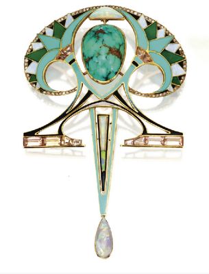 Georges Fouquet: Art Nouveau Jewelry at Sotheby's Jugendstil Jewelry, Georges Fouquet, Bijoux Art Deco, Bijoux Art Nouveau, Art Nouveau Pendant, Art Nouveau Jewelry, Deco Jewelry, Ceramic Jewelry, Art Deco Jewelry