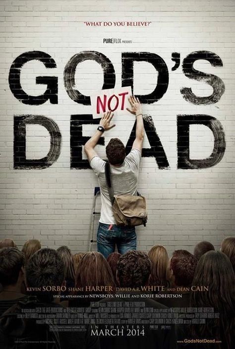 God's Not Dead movie. God's Not Dead, Gods Not Dead, Christian Movies, Gods Girl, God Loves Me, God Is Good, Way Of Life, Motion Picture, The Words